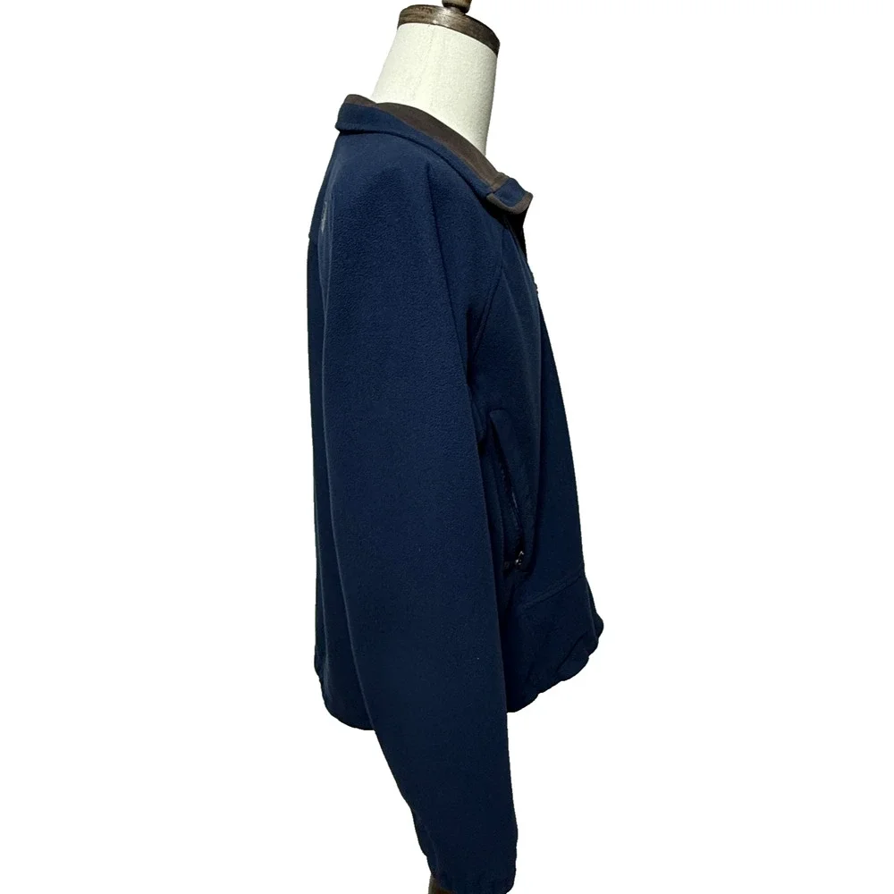 The North Face Windwall‎ Jacket Mens Large Blue Fleece Full Zip Hiking Outdoors
